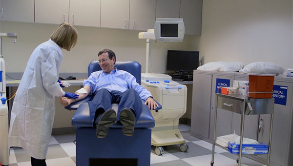 Man Giving Blood